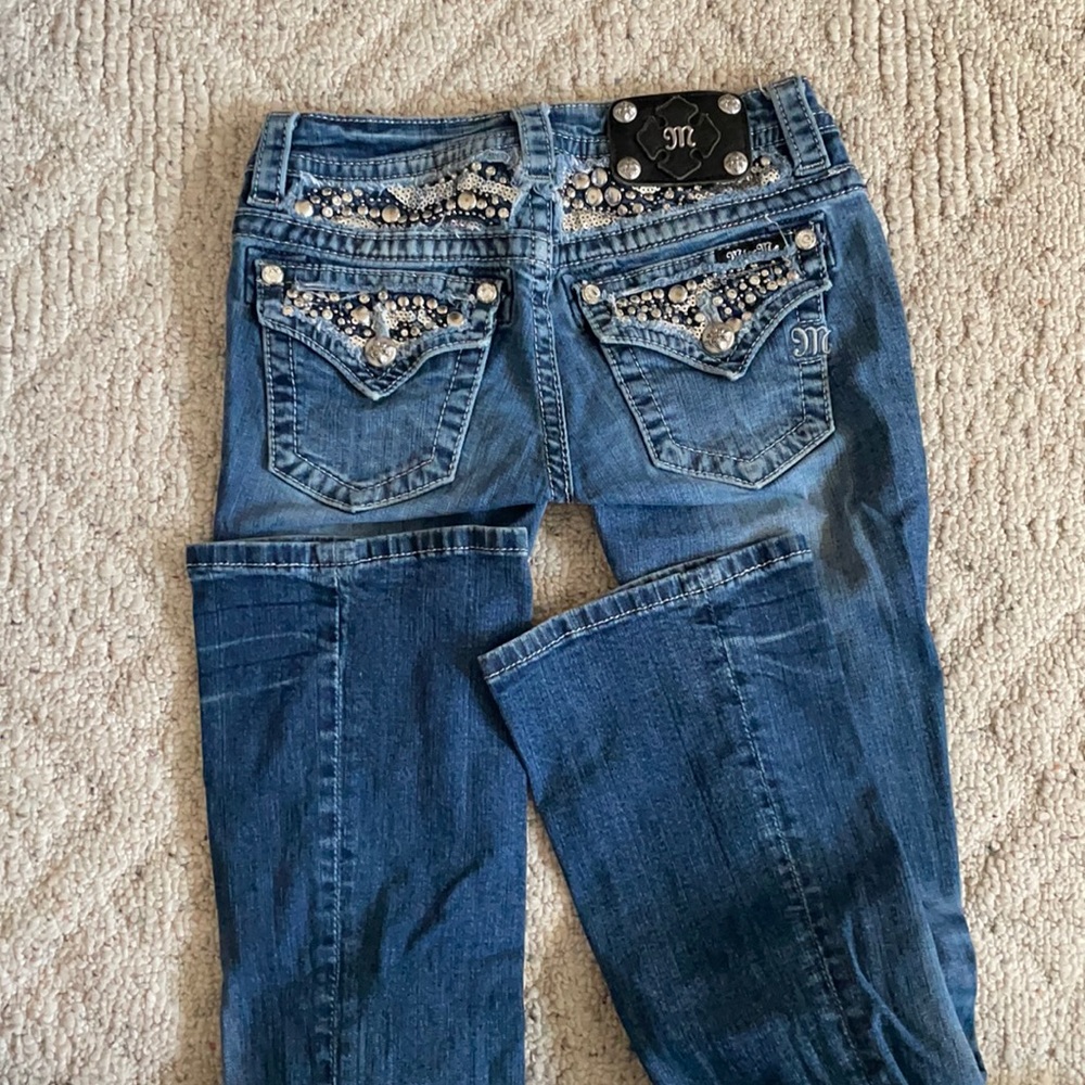 Size 24. Signature-Rise Boot Miss Me jeans